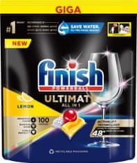 Finish Ultimate All in 1 Lemon Sparkle - mosogatógép kapszula, 100 db