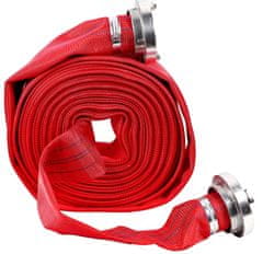 GGV 808 Tűzoltó tömlő 2", 30m, 6 bar gyorscsatlakozókkal piros