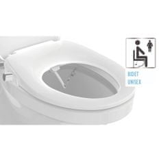 Eisl WC-ülőke lágyan zárható fehér szórófejjel 446481