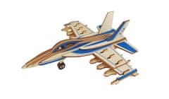 Woodcraft fa 3D puzzle F18 vadászrepülőgép