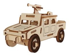 Woodcraft Fa 3D puzzle Katonai harci jármű