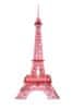 fa 3D puzzle Eiffel-torony rózsaszínű