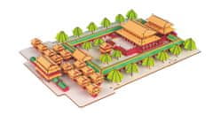 Woodcraft fa 3D puzzle Konfucius templom