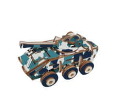 Woodcraft fa 3D puzzle páncélozott jármű