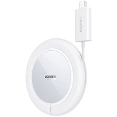 Ugreen CD245 MagSafe vezeték nélküli töltő USB-C 15W, fehér