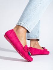 Amiatex Női mokaszin 101234 + Nőin zokni Gatta Calzino Strech, rózsaszín árnyalat, 37