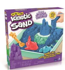 Kinetic Sand Folyékony homokozó kék betéttel