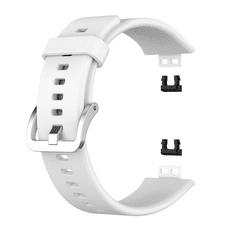 TokShop Huawei Watch Fit, szilikon pótszíj, állítható, fehér (RS108423)
