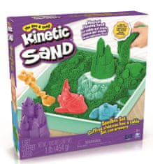 Kinetic Sand Folyékony homokozó zöld paddal
