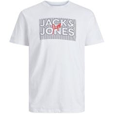 Jack&Jones Férfi póló JJMARIUS Regular Fit 12235210 White (Méret S)