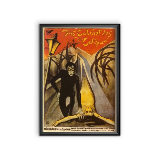 Vintage Posteria Poszter képek Dr Caligari szekrény A1 - 59,4x84,1 cm