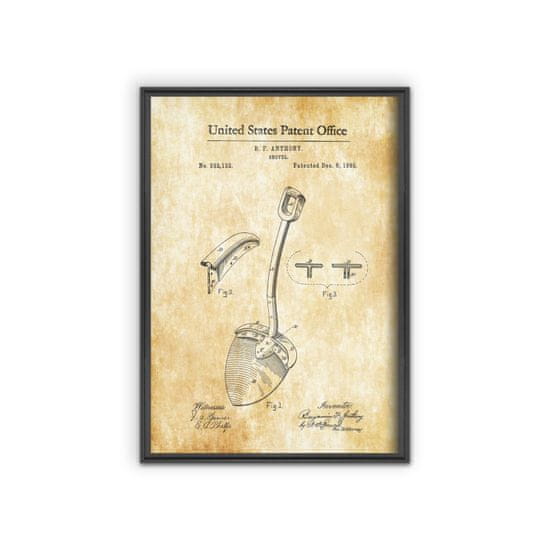 Vintage Posteria Retro plakát Anthony Patent Globe USA A1 - 59,4x84,1 cm