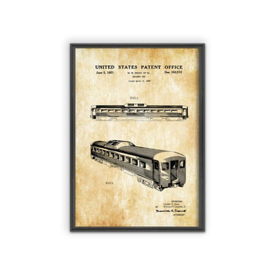 Vintage Posteria Plakát US Locomotive A1 - 59,4x84,1 cm