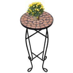 Vidaxl Terrakotta mozaik kisasztal növénytartó asztal 41127