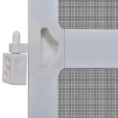 Vidaxl fehér zsanéros ajtó szúnyogháló 100 x 215 cm 141563