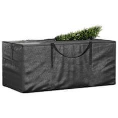 Greatstore fekete polietilén karácsonyfa-tároló táska 150x75x75 cm