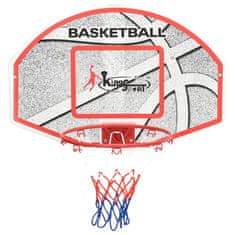 Vidaxl 5 részes falra szerelhető kosárlabdapalánk szett 66 x 44,5 cm 80352