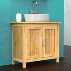 Eisl bambusz fürdőszobai alsószekrény 67 x 28 x 60 cm 438819