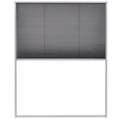 Vidaxl pliszé ablak szúnyogháló alumíniumból 80 x 100 cm 142611