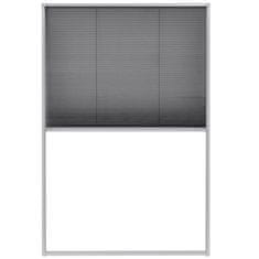 Vidaxl pliszé ablak szúnyogháló alumíniumból 80 x 120 cm 142612