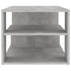 Vidaxl betonszürke forgácslap dohányzóasztal 100 x 50 x 40 cm 806925
