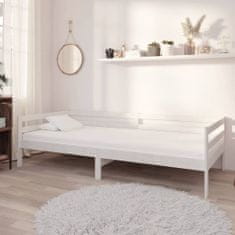 Greatstore fehér tömör fenyőfa kanapéágy 90 x 200 cm