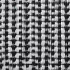 Vidaxl fekete PP kültéri szőnyeg 140x200 cm 317004
