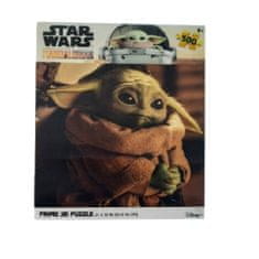 Star Wars Csillagok háborúja - The Mandalorian Yoda 3D puzzle, 500 darabos