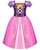 Mese ruha hímzéssel rózsaszín és lila méret 104 - Princess