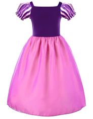 EXCELLENT Mese ruha hímzéssel rózsaszín és lila 116-os méret - Princess Locika