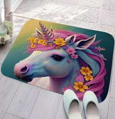 Unicorn Csúszásgátló szőnyeg 40x60 cm - Egyszarvú fej