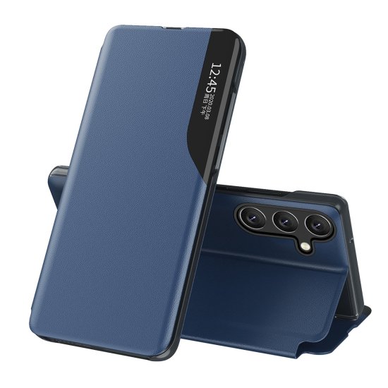IZMAEL View Case elegáns könyvtok Samsung Galaxy A54 telefonhoz KP26926 kék
