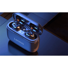 Lenovo H18 TWS Vezeték nélküli bluetooth fülhallgató zajszűréssel, fekete (H18BL)