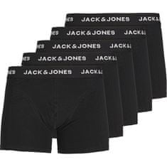 Jack&Jones 5 PACK - férfi boxeralsó JACHUEY 12242049 Black (Méret S)