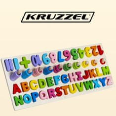 Kruzzel Fa kirakó ábécé, számok ISO 10979