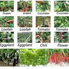 Vixson Szalagos kézi kötözőgép kerti munkához, szőlő kötöző kerti szerszám kertészkedéshez, 1000 biológiailag lebomló tűzőkapoccsal | PLANTBRAND