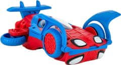 Spiderman Disney Pókember 2 az 1-ben gépjármű (repülőgép jet & autó)