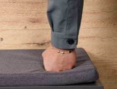 Kesper Cipőtartó állvány ülőkével és tárolódobozokkal, szürke, 103 x 48 x 30,5 cm