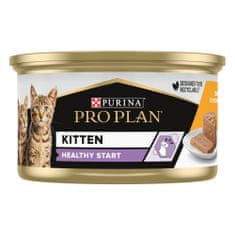 Purina Pro Plan KITTEN HEALTHY START csirke pástétomban, 24x85 g
