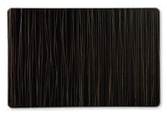 Kesper Tálalóalátét fekete, arany csíkokkal, 43 x 29 x 0,18 cm