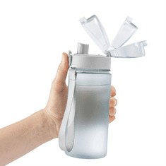 Xavax To Go, sport palack, 0,5 l, egy kézzel nyitható, szénsavas italokhoz, pántos, pántos