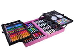 RAMIZ Ramiz kreatív készlet festéshez, rajzoláshoz kiegészítőkkel unikornisos bőröndben 144 darabos