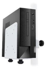 Neomounts THINCLIENT-10/Mini PC tartó/Kijelzőtartó/VESA 100x100 /terhelhetőség 10 kg/szélesség állítás 9-20 cm/fehér