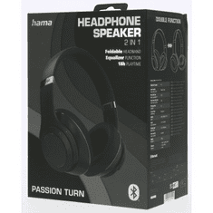 Hama Bluetooth fejhallgató és hangszóró Passion Turn, 2in1, EQ