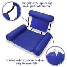 VIVVA® Felfújható vízi szék, gyors száradás, ergonómikus - AQUASEAT