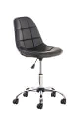 BHM Germany Emil irodai szék, műbőr, fekete