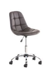 BHM Germany Emil irodai szék, műbőr, barna