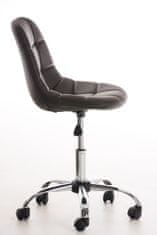 BHM Germany Emil irodai szék, műbőr, barna