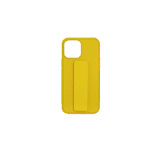 iPhone 14 TPU+PC kitámasztós tok sárga (CEL-STAND-IPH1461-Y) (CEL-STAND-IPH1461-Y)