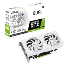 ASUS Dual -RTX3060TI-O8GD6X-WHITE NVIDIA GeForce RTX 3060 Ti 8 GB GDDR6X (DUAL-RTX3060TI-O8GD6X-WHITE)